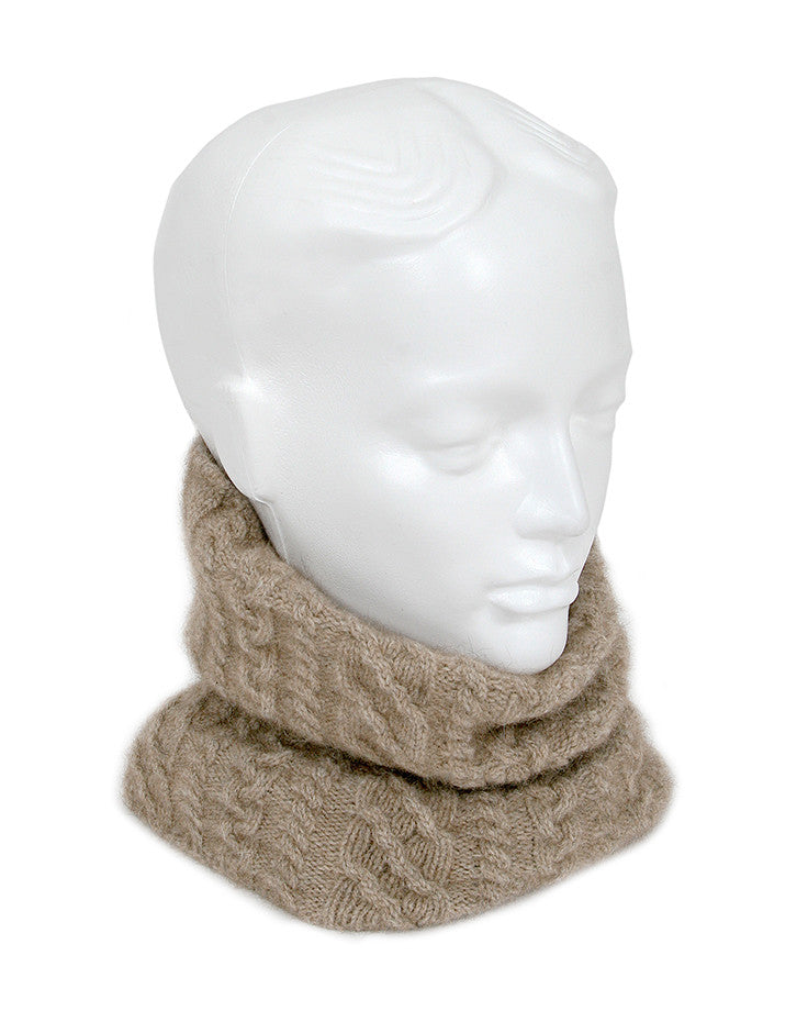 Natural colour neckband on mannequin