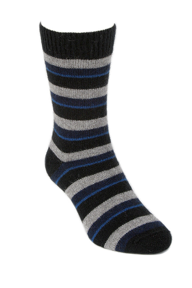 Pumpkin colour striped sock