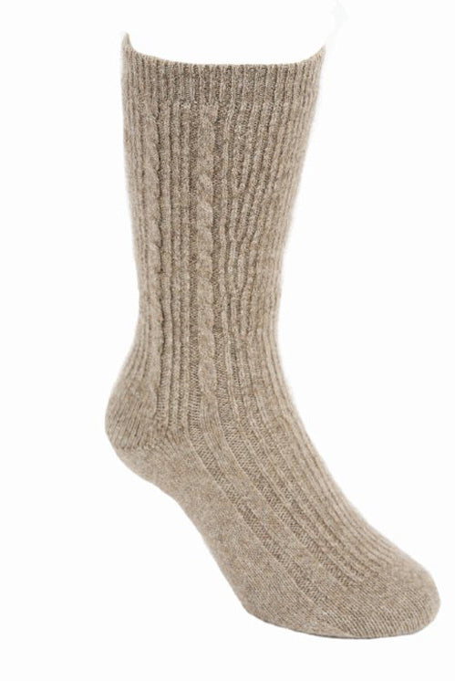 Possum health socks in natural colour