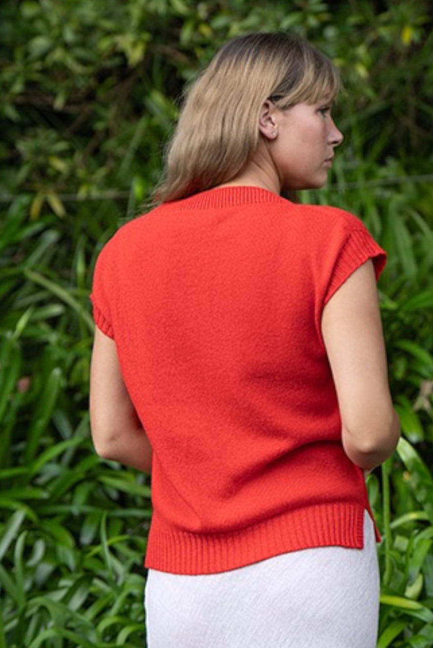 Lothlorian - Cotton & Merino Evie Vest (CM105) Mandarin