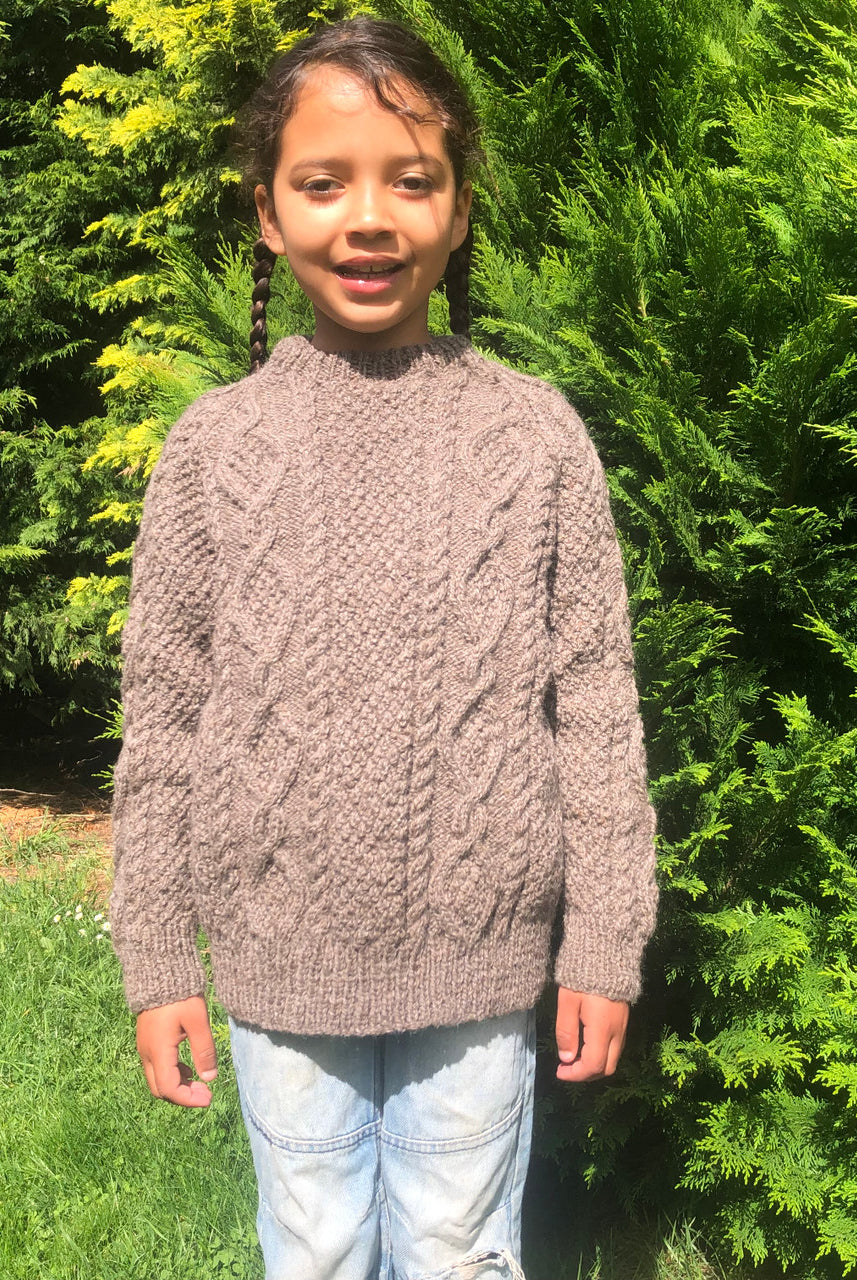 The Tin Shed - Children Handknit 'Zizi & Mac' 100% Wool Sweater (TSCHK)