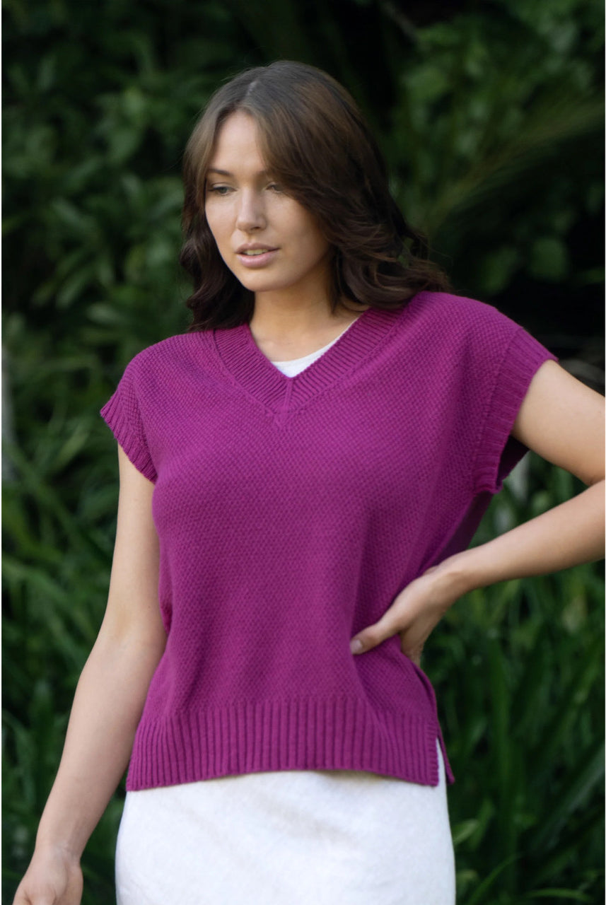 Lothlorian - Cotton & Merino Evie Vest (CM105)
