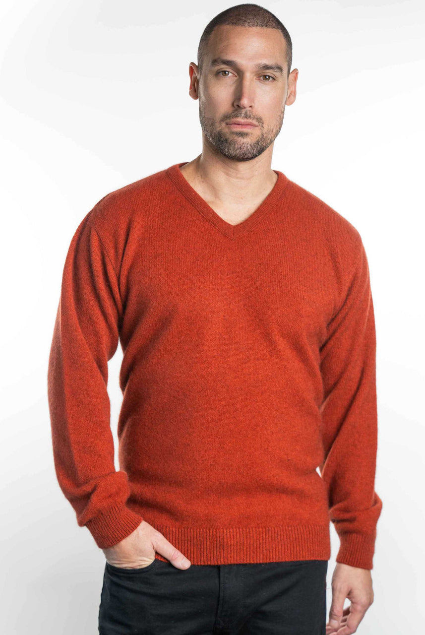 Koru - Men's V Neck Sweater (KO841) Sienna