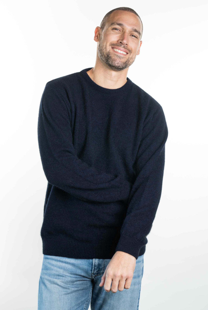 Koru - Men's Crew Neck Sweater (KO840) Navy