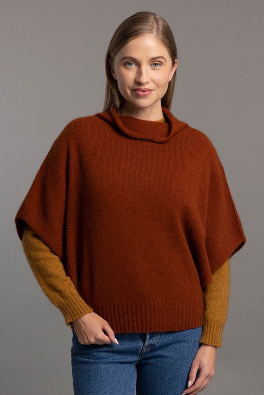 McDonald - Merino - Possum Shrug Sweater (5043) Spice