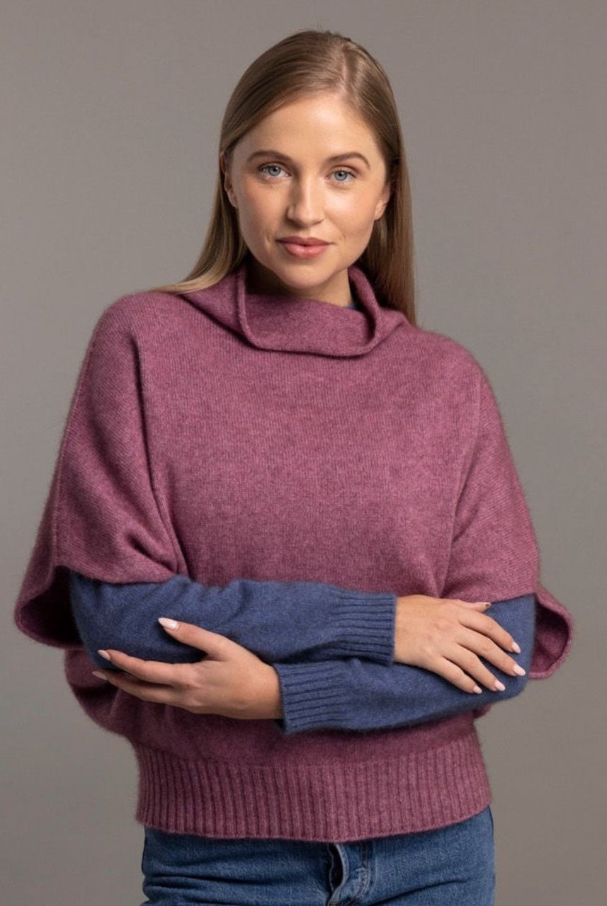 McDonald - Merino - Possum Shrug Sweater (5043) Heather