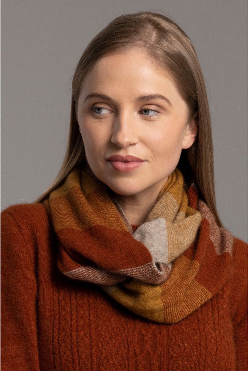 McDonald - Merino & Possum Ombre Snood (658) Harvest