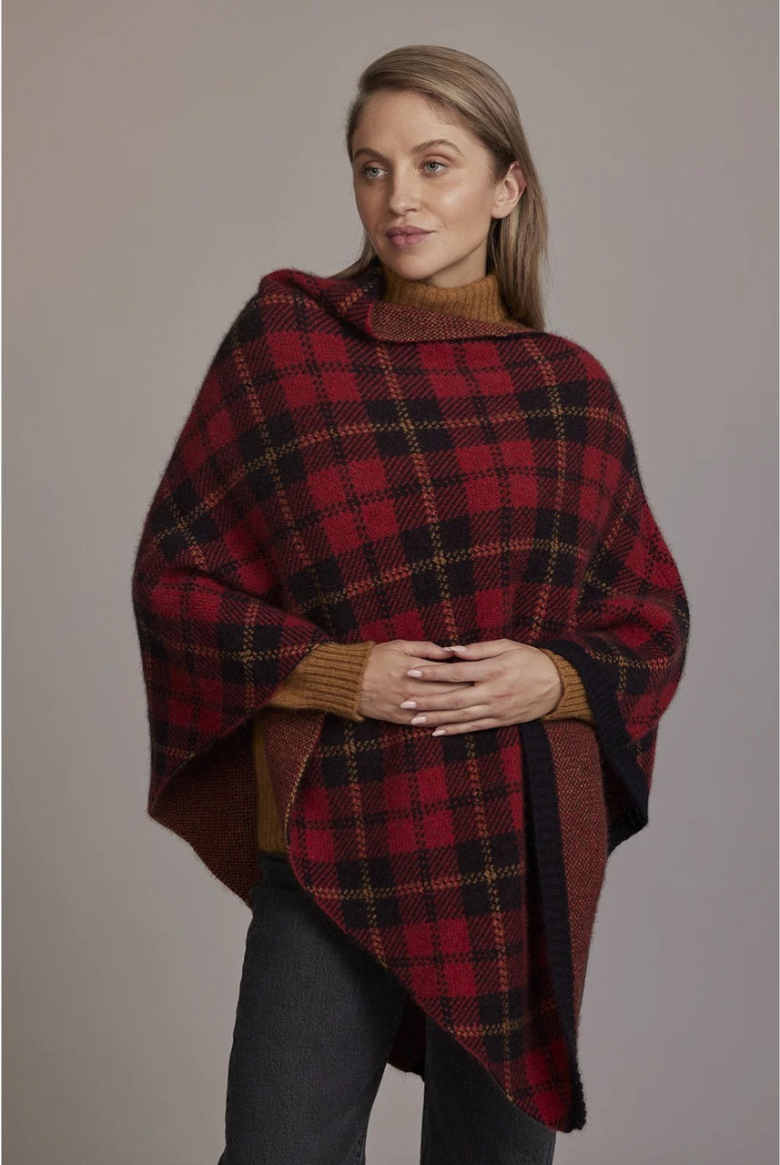 McDonald - Merino - Possum Tartan Pocho (5051) Wallace
