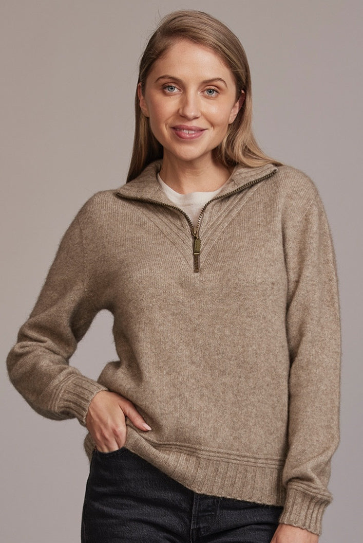 McDonald - Merino - Possum Ridge Funnel Neck (5040) Mocha.