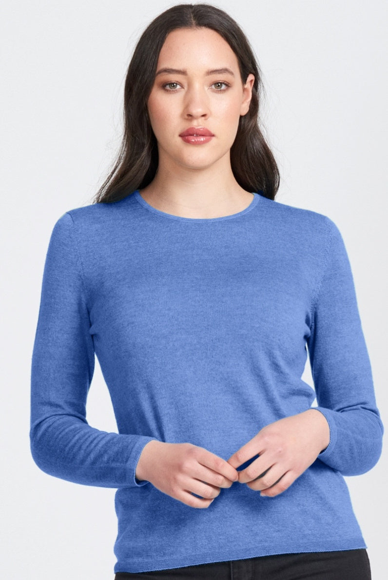 Royal Merino - 100% Merino Classic Crew (RM2050CR) Cornflower