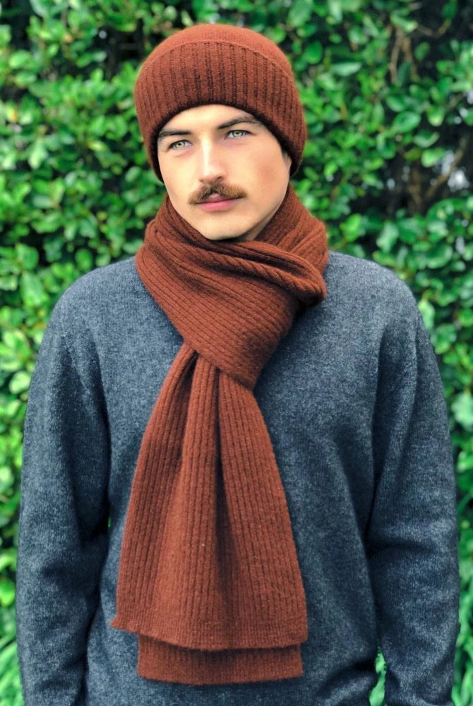Lothlorian - Merino & Possum Turnback Scarf (9732)