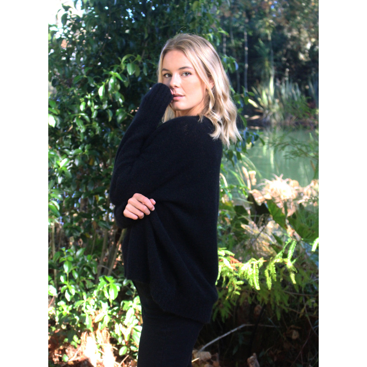Zinity - Merino & Possum Vapour Jumper (Z155) Black