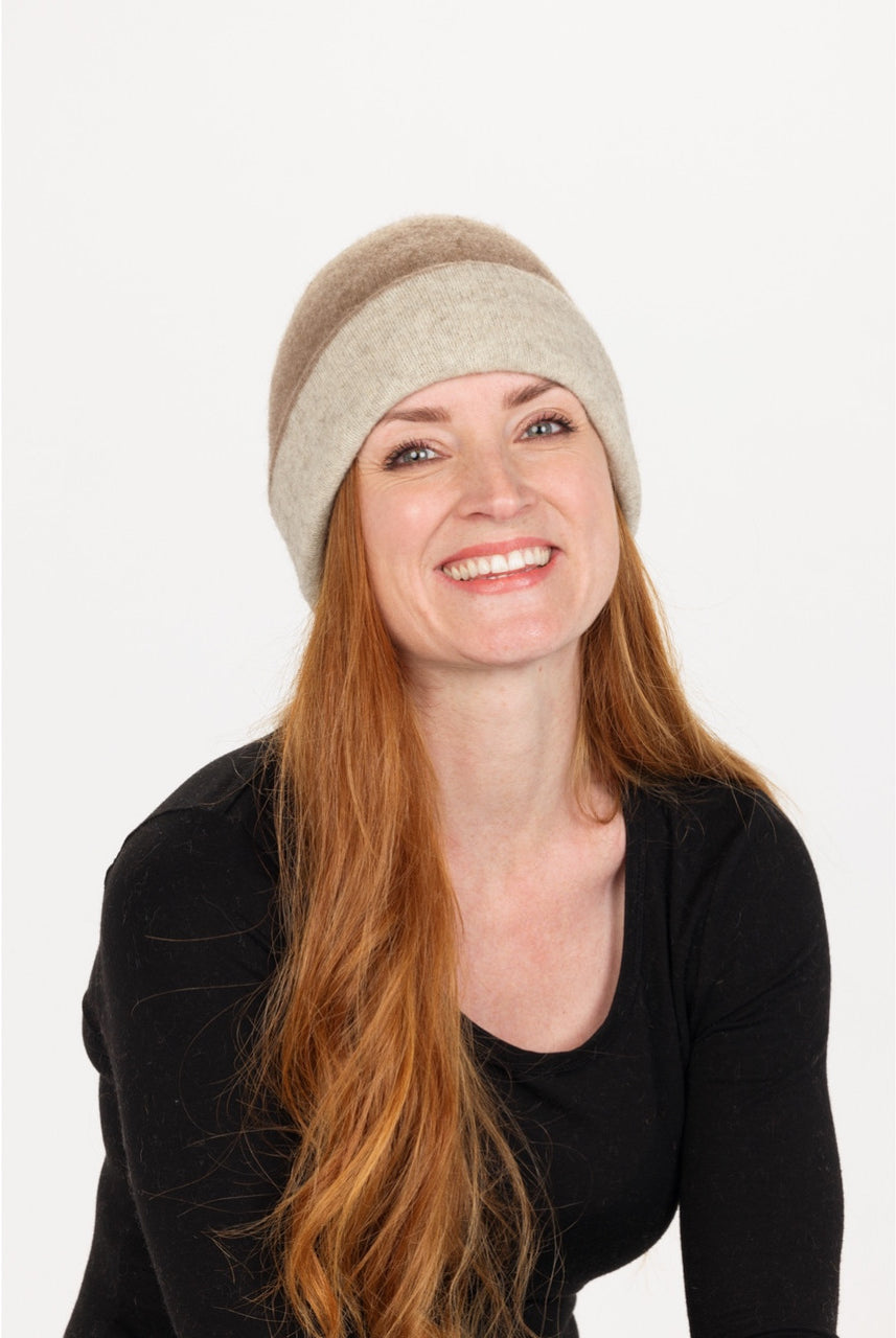 Native World - Merino & Possum Reversible Beanie (NX740)