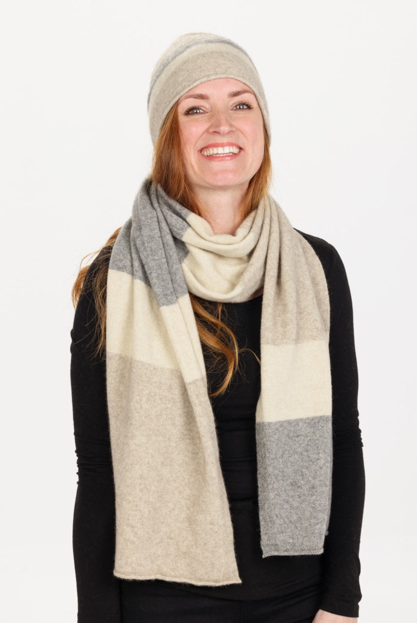 Native World - Possum & Merino Travel Scarf (NX824) Natural