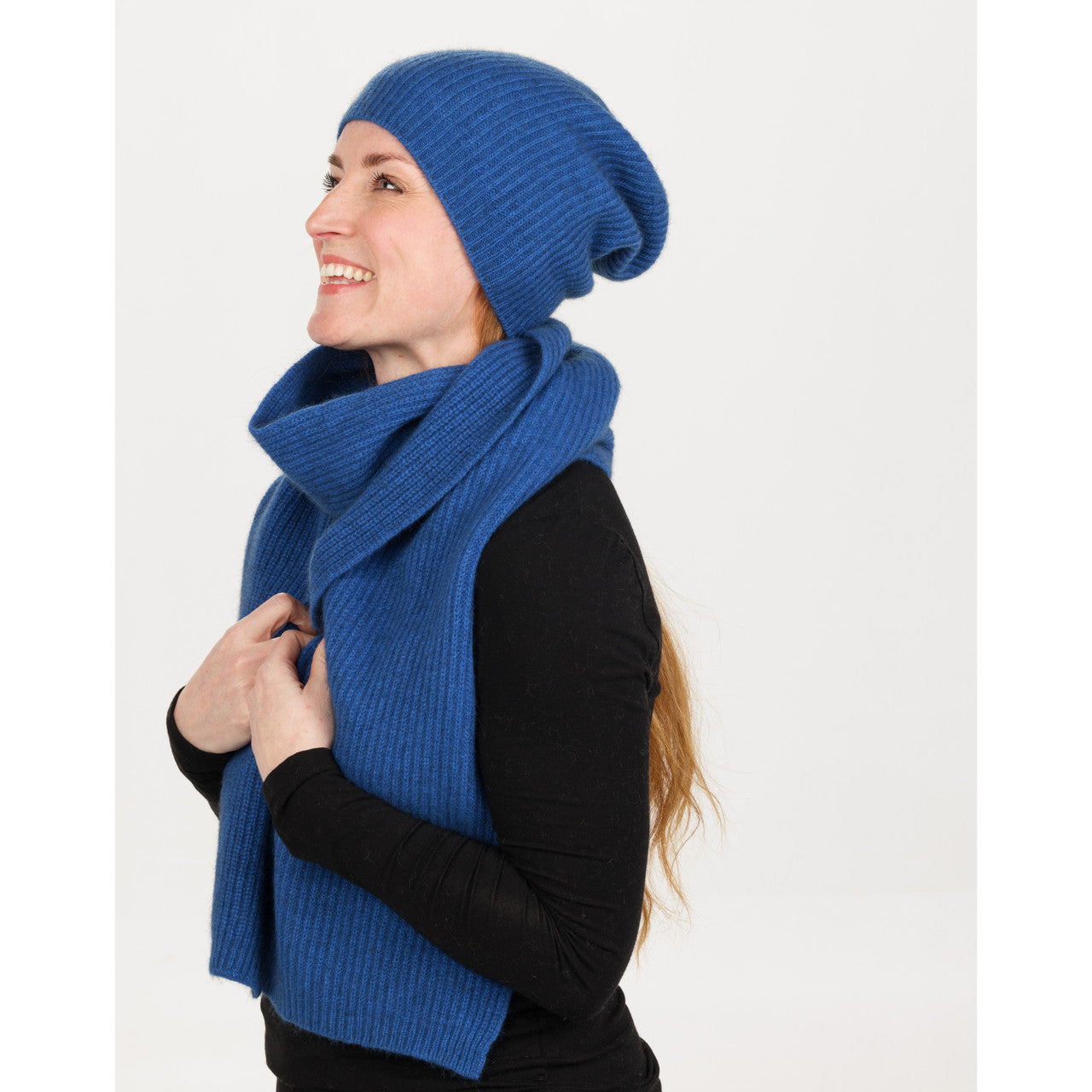 Native World - Merino & Possum Slouch Beanie (NX677) Cornflower