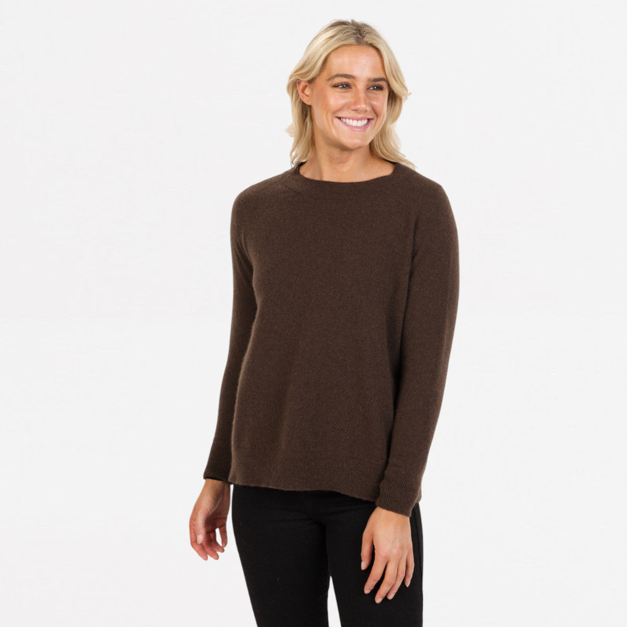Native World - Merino & Possum Lounge Sweater (NB816) Cocoa