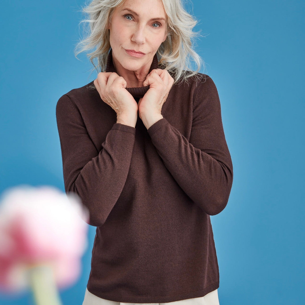 Royal Merino - 100% Merino - Classic Polo, Earth.