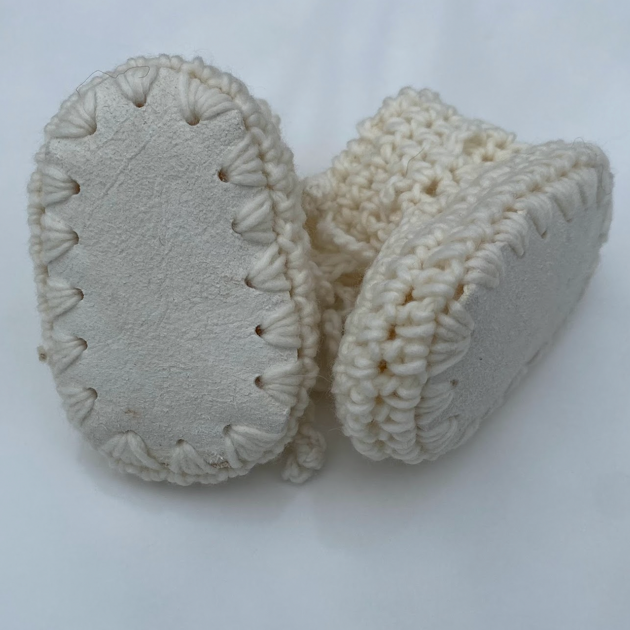 Sheepy Feet Crochet Bootee (SFCBTE)Cream
