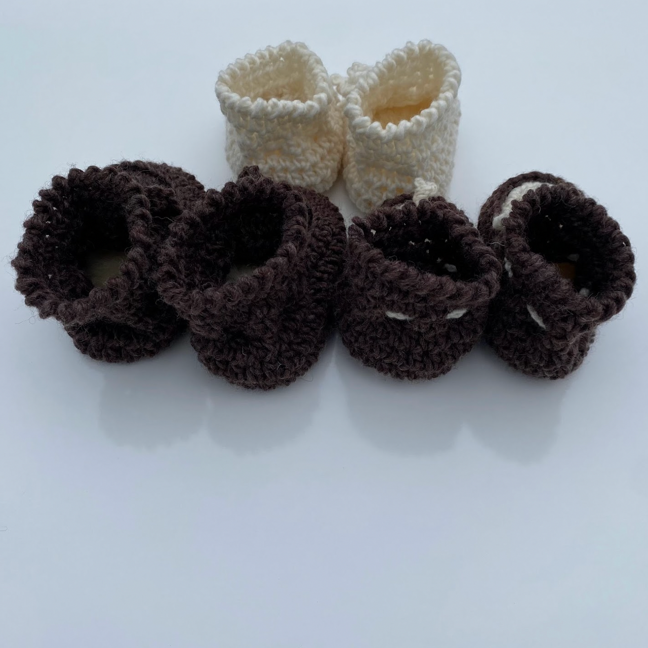 Sheepy Feet Crochet Bootee (SFCBTE)