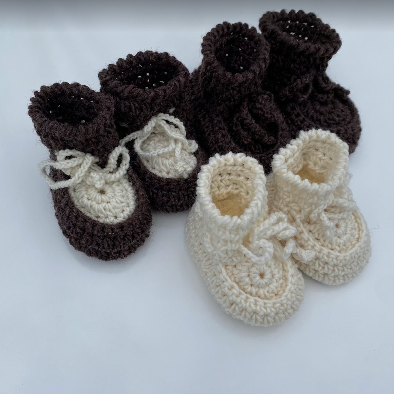 Sheepy Feet Crochet Bootee (SFCBTE)