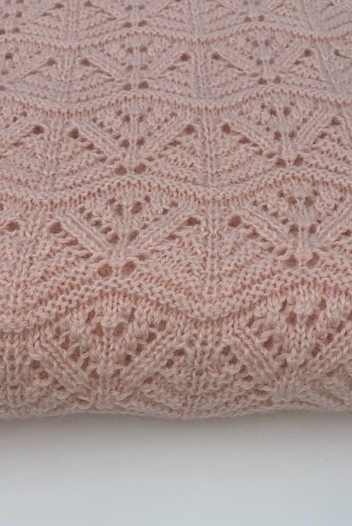 Natures Best Baby Alpaca Shawl (w15-45)Blush