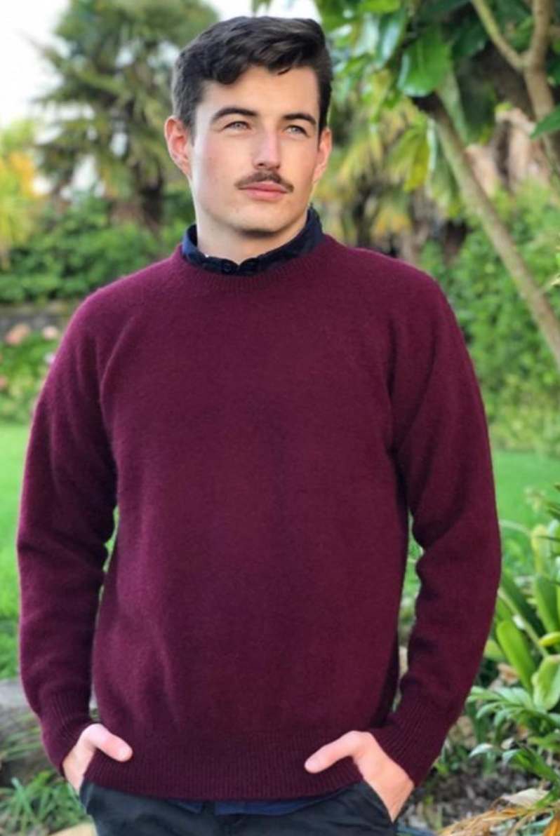 Lothlorian - Men's Crew Neck Jumper (9812) Pinot
