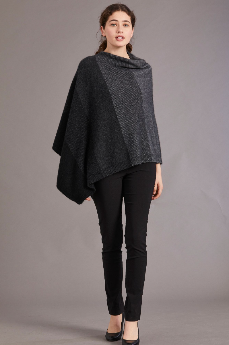 McDonald - Merino & Possum Ombre Poncho (5010)