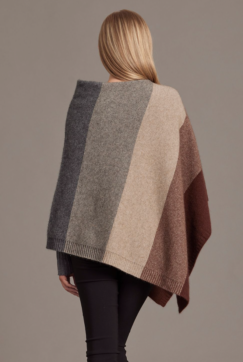 McDonald - Merino & Possum Ombre Poncho (5010)