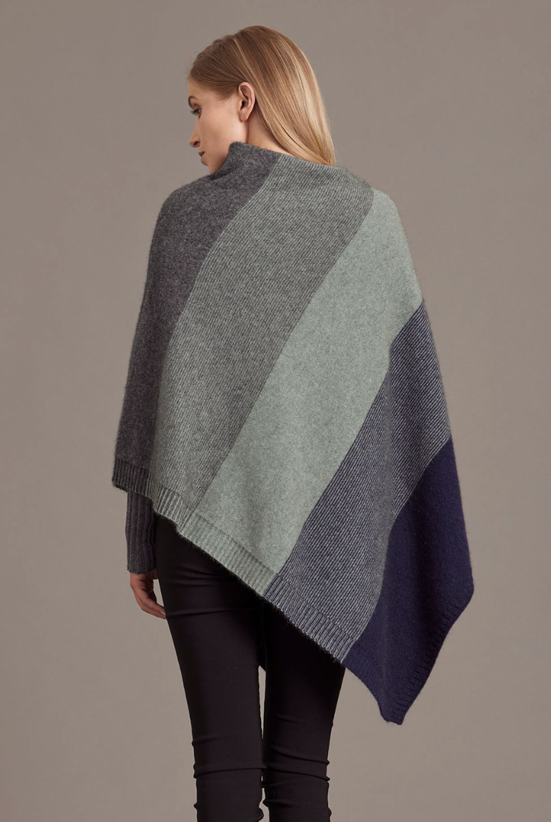 McDonald - Merino & Possum Ombre Poncho (5010)
