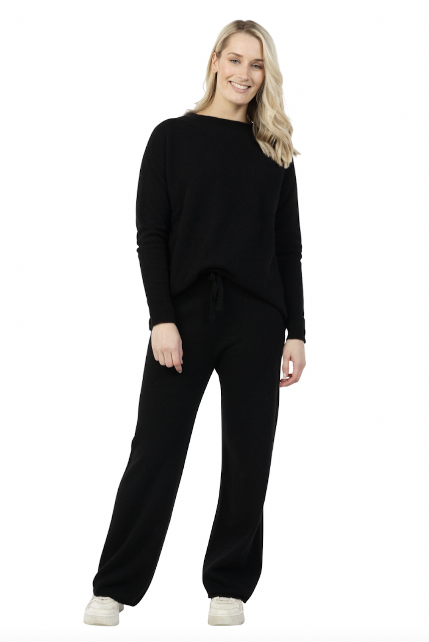Native World - Merino & Possum Lounge Pants (NB849)Black