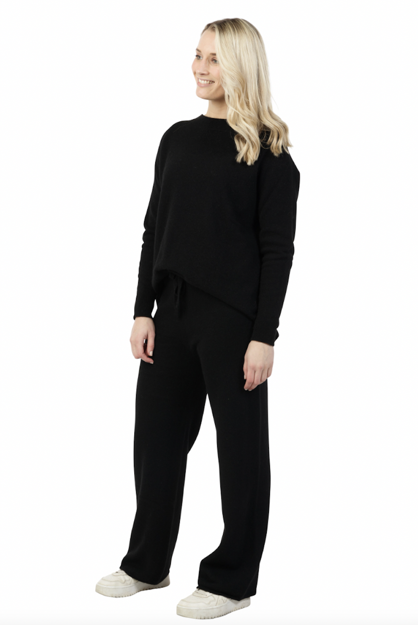 Native World - Merino & Possum Lounge Pants (NB849)Black