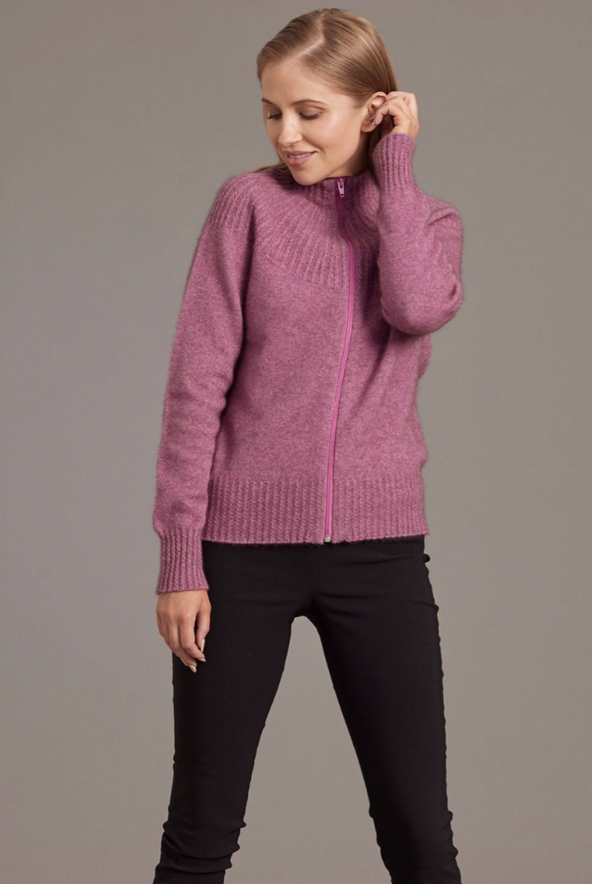 McDonald - Yolk Neck Cable Jacket (5018)Heather