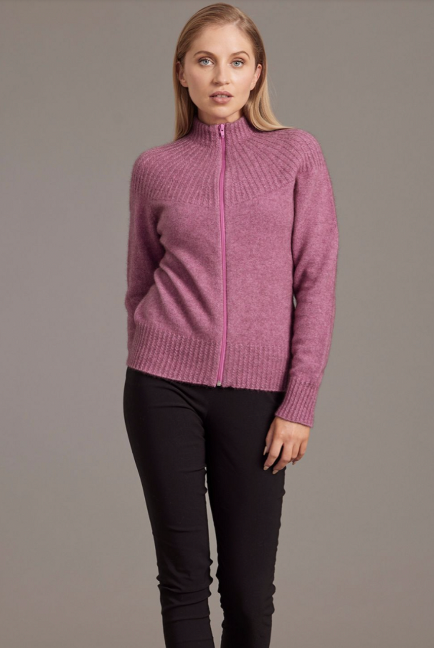 McDonald - Yolk Neck Cable Jacket (5018)Heather