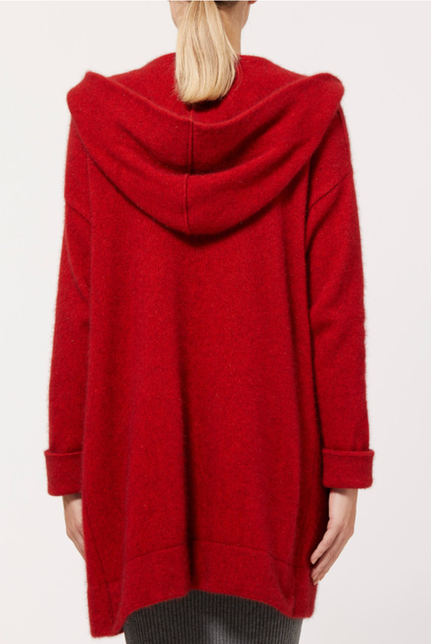 McDonald - Merino & Possum Oversized Hood Jacket (5013)