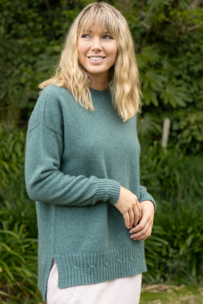 Zinity - Entwine Jumper (Z157)Sage
