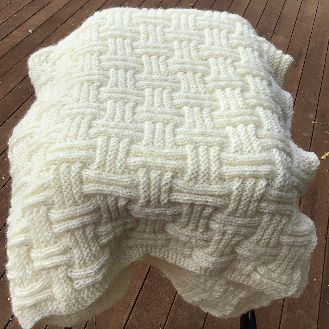 Crucci - Basket Weave Blanket Knitting Kit (CrucciBK)