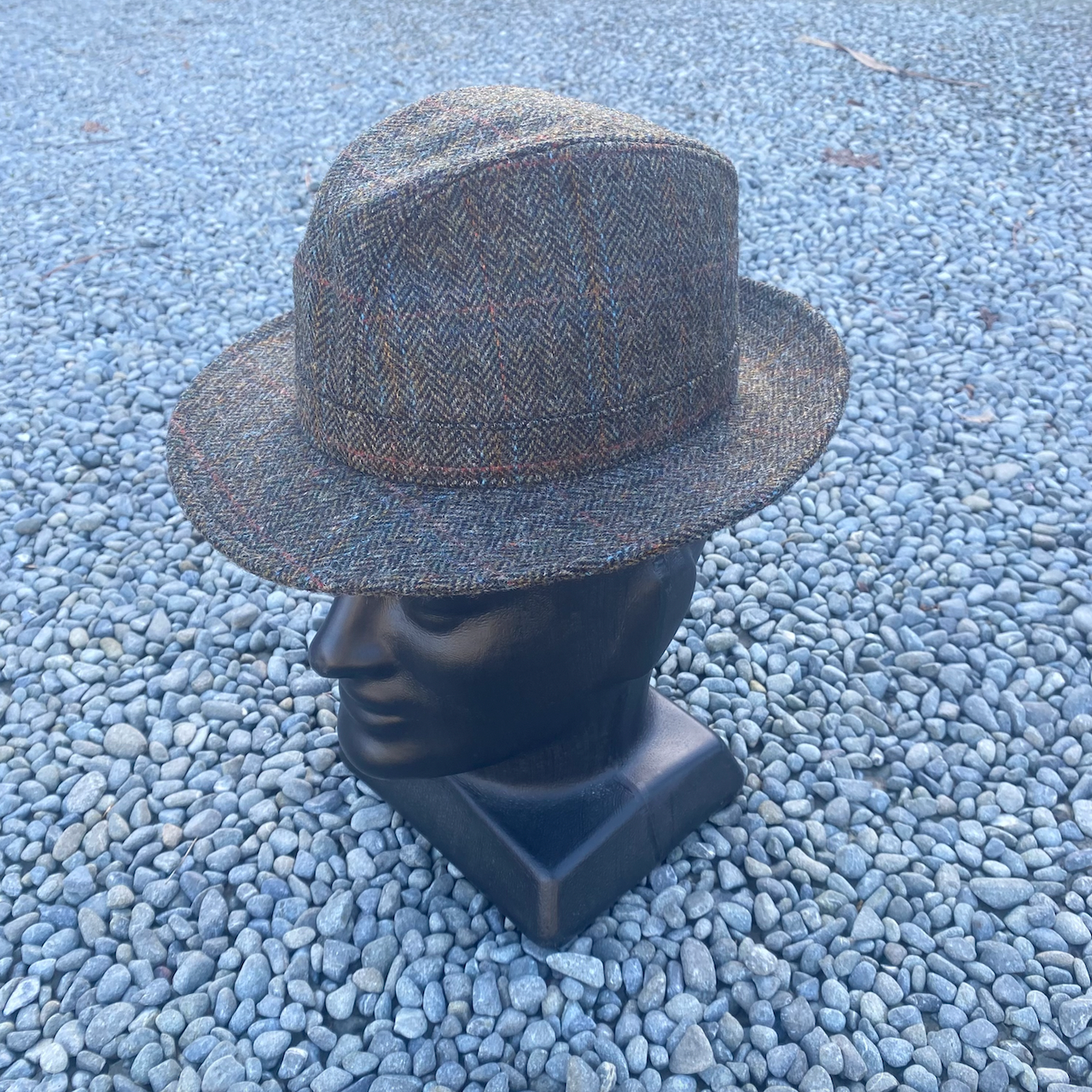 Hills Hats - English Wool Tweed Trilby Hat (9500)Warrington Charcoal