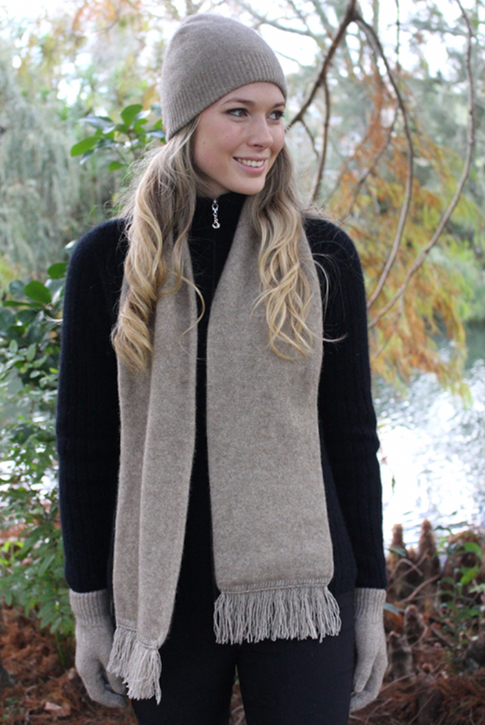 Natural Lothlorian - Plain Scarf (9905)
