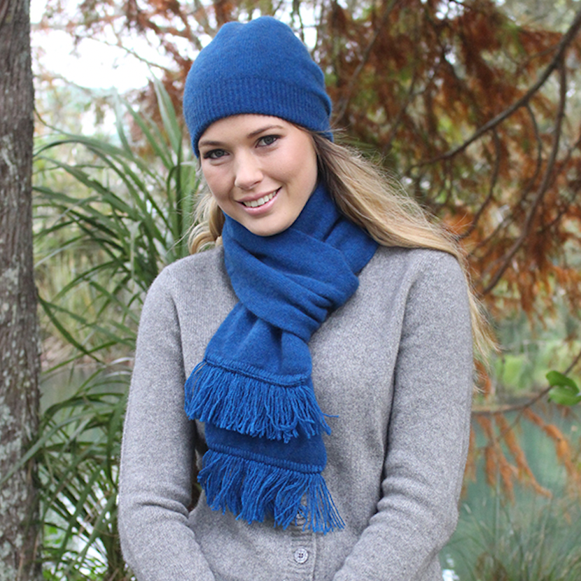Lagoon Lothlorian Plain Set (Beanie + Scarf) (9903+9905)