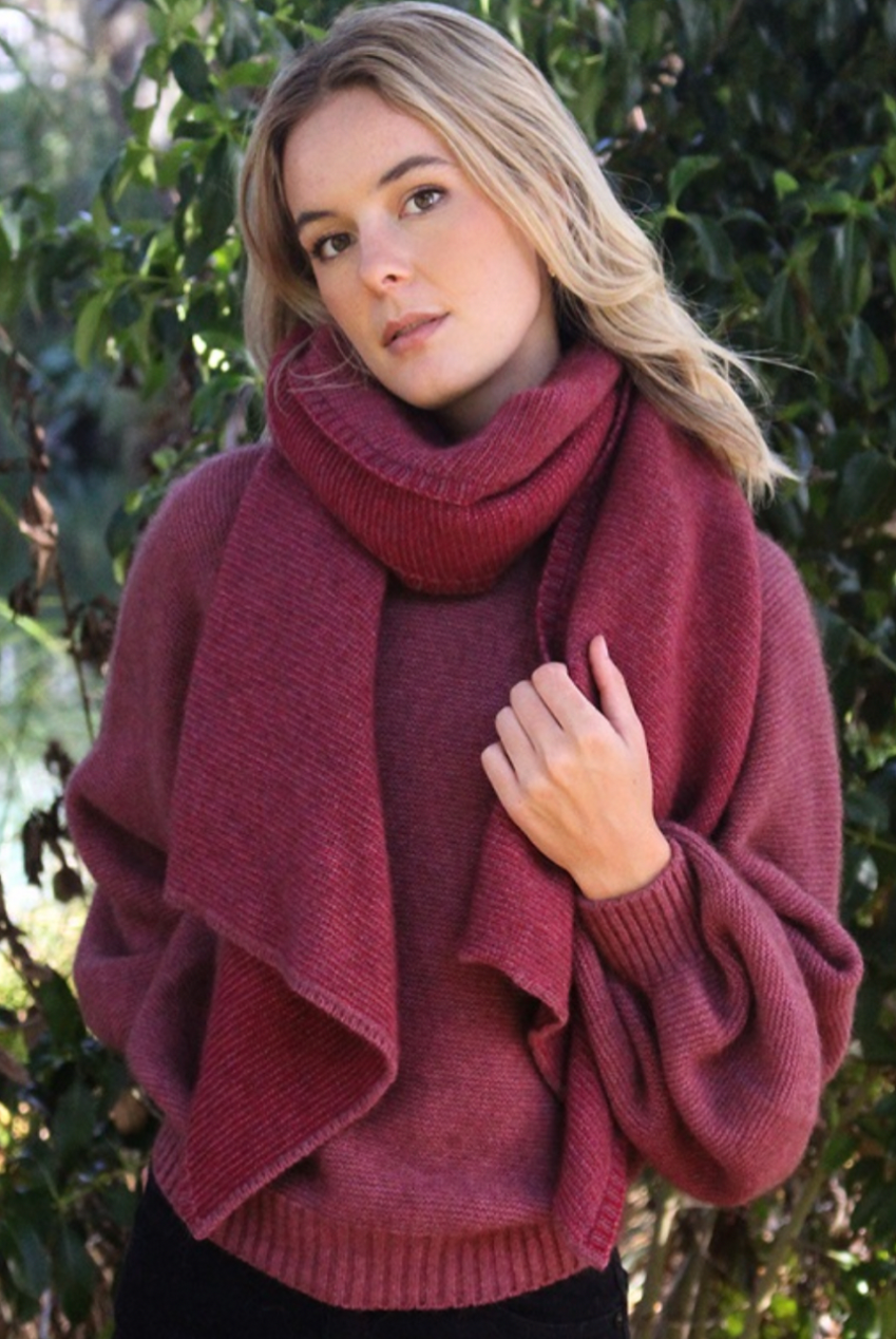 Lothlorian - Bias Scarf (9876)Orchid/Raspberry