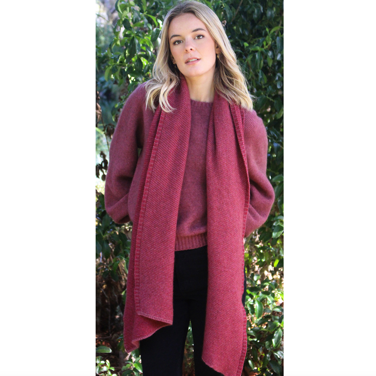 Lothlorian - Bias Scarf (9876)Orchid/Raspberry