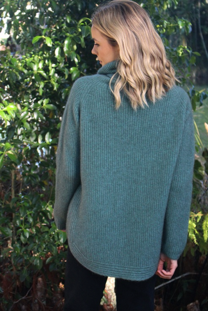 Lothlorian - Stratus Cowl Neck Jumper (9784)Sage
