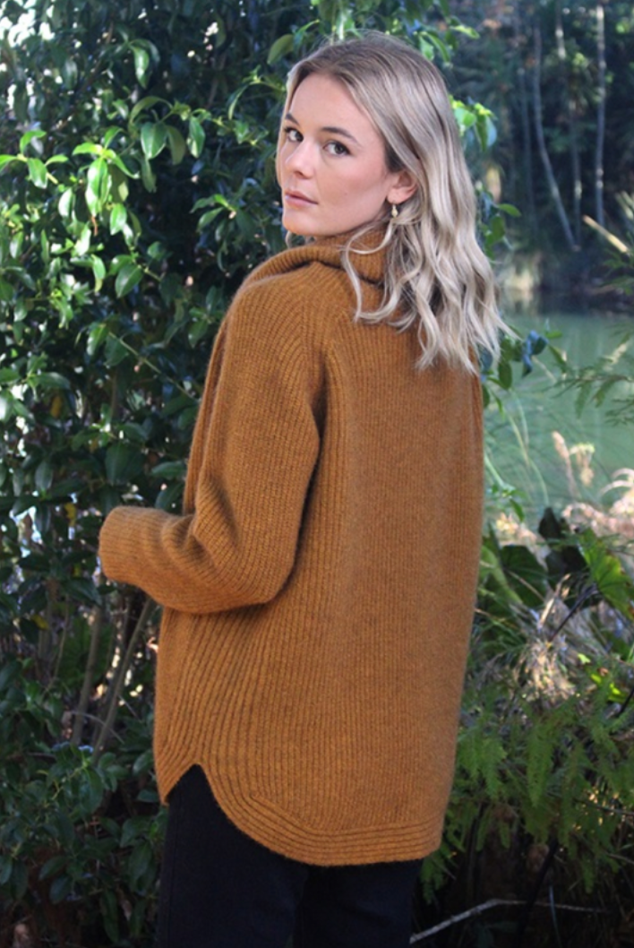 Lothlorian - Stratus Cowl Neck Jumper (9784)Gold