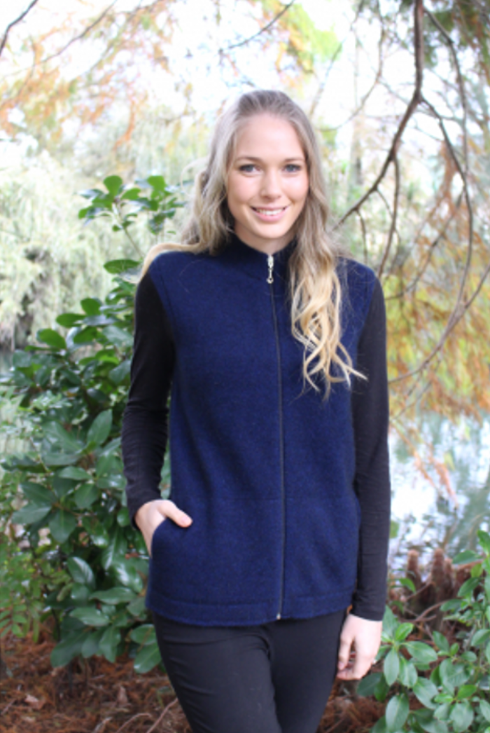 Lothlorian - Plain Zip Vest with Pockets