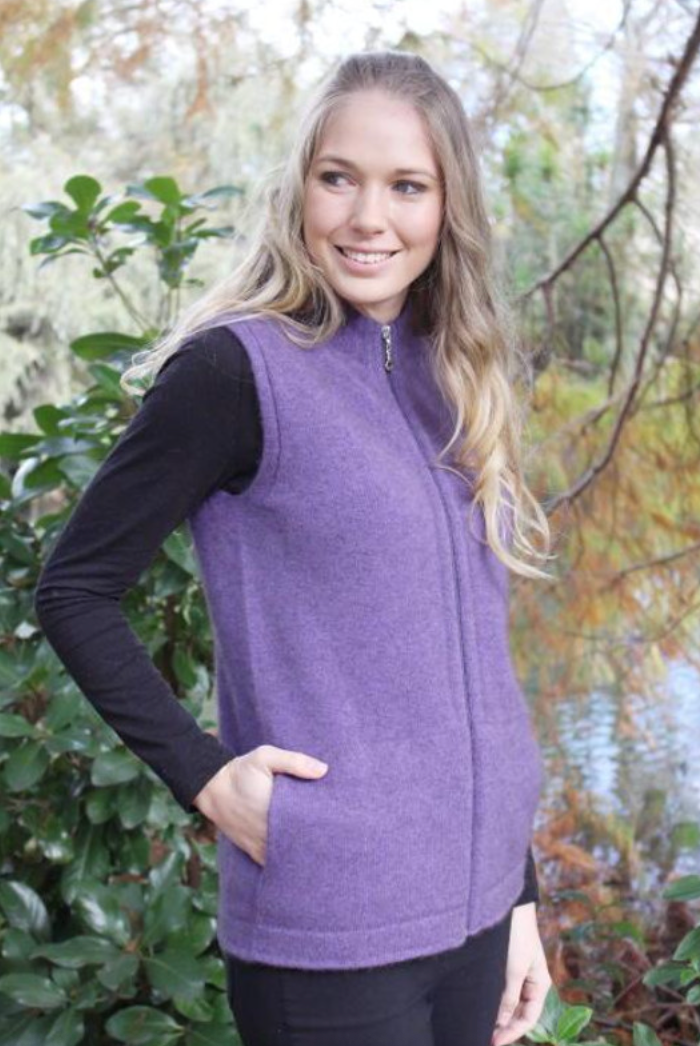 Lothlorian - Plain Zip Vest with Pockets