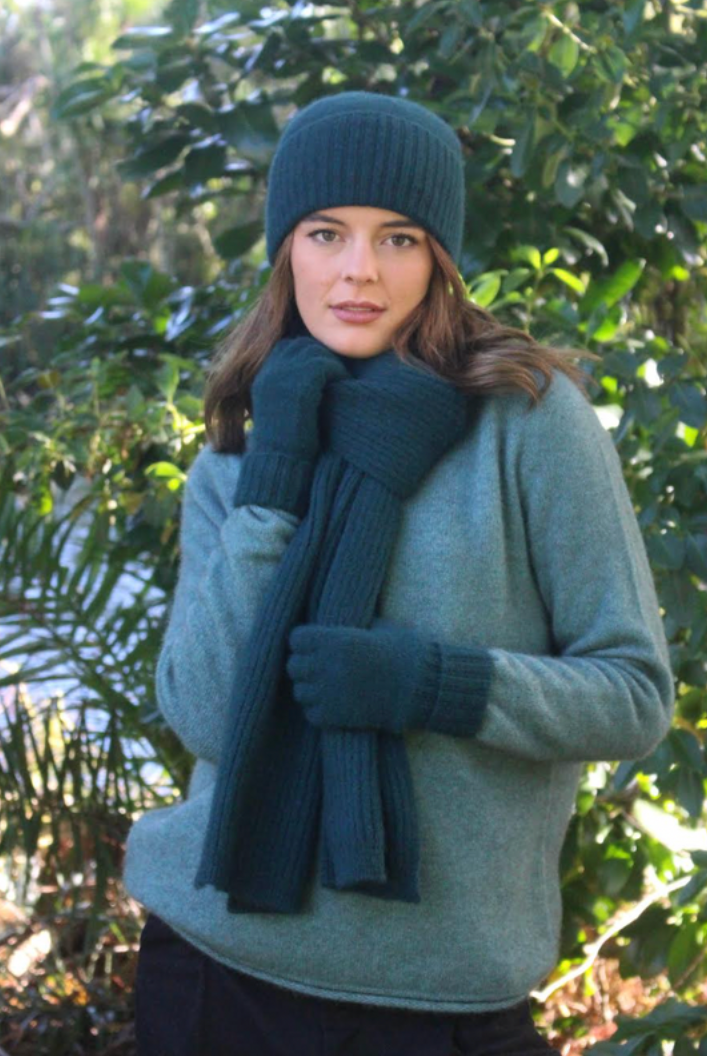 Lothlorian - Merino & Possum Turnback Scarf (9732) Tasman
