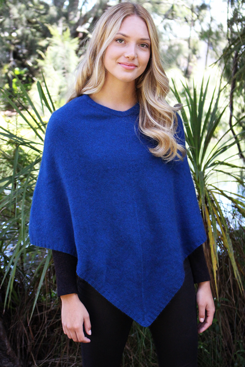 Lothlorian - Plain Poncho (9982) Lagoon