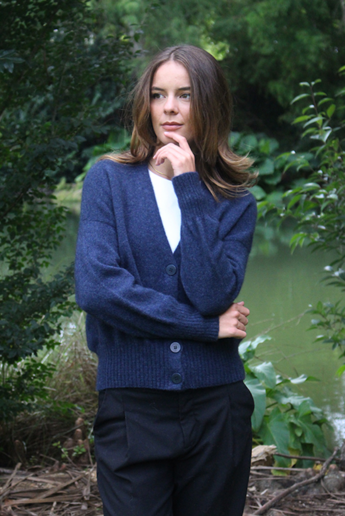 Lothlorian - Prime Cardigan Denim