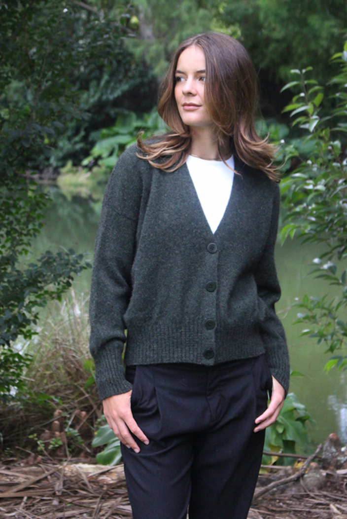 Lothlorian - Prime Cardigan Moss