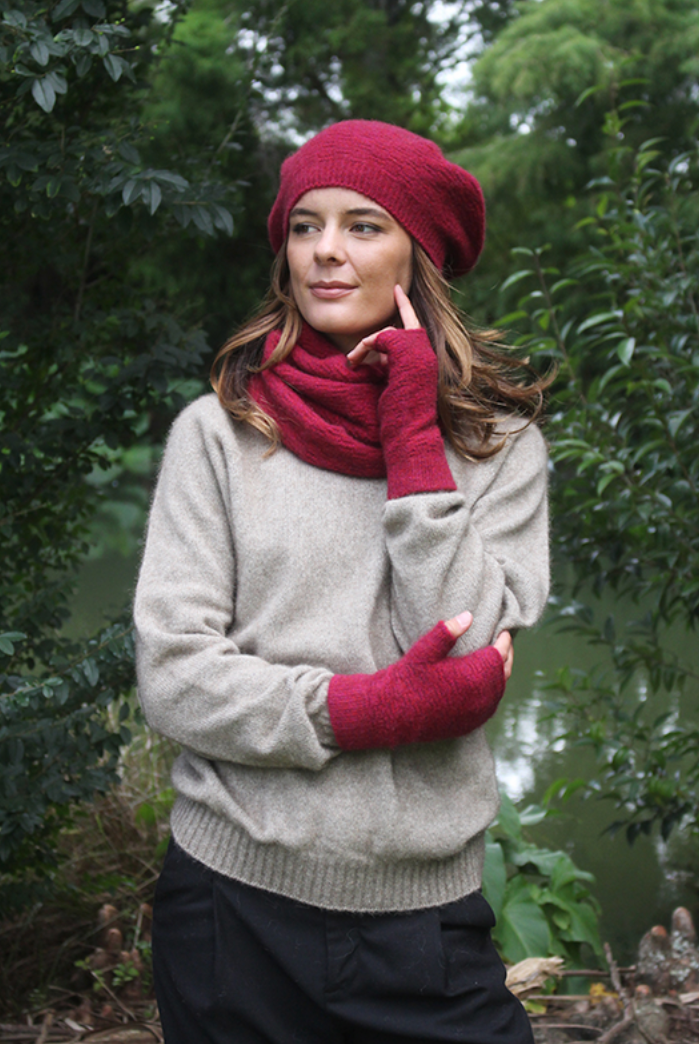 Lothlorian - Merino & Possum Dash Set (9718+9715+9717)Raspberry